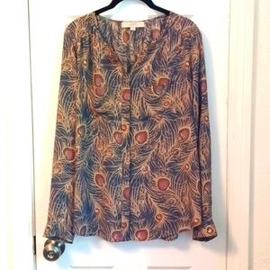 LOFT boho blouse, size medium